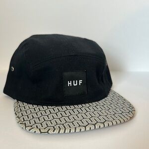 HUF Black and White Geometric Hat